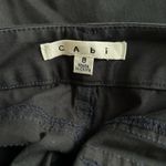 CAbi Women's Shorts Size 8 Black Bermuda Pockets Mid Rise Cotton Photo 4