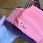 prAna ☀️3/$25  Tamira Bikini Top in Black Cherry Size Large Crossed Back medium Photo 7