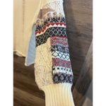 Altar'd State Altar’d State Sweater Crochet Ivory Balloon Sleeves Knit Crew Neck Farm Core Photo 2