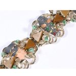Vintage Unsigned Hobe Egyptian Revival And Bakelite Accented Bracelet Photo 6