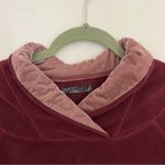 prAna  Twisty maroon velvet fleece pullover sweatshirt Photo 6