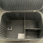 Victoria's Secret Victoria’s Secret Hard Cover Travel Zipper Case Black Lips Pins Heart Photo 2