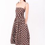 Amy Lynn Alexa Brown Polkadot Puffball dress Photo 4