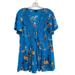 Torrid Babydoll Crinkle Gauze Crochet Lace-Up Top Sz L Resort Wear Beach Casual Photo 1