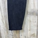 ASOS 5 Pocket Black Denim Jeans with Raw Hem Photo 5