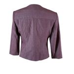 EXPRESS  Maroon Open Front Blazer Jacket 6 Workwear Modern Classic Tailored NWT Photo 1