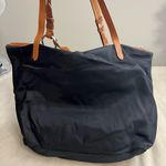 Ralph Lauren 🖤 RLL Luxe Black Nylon & Leather Trim Tote Photo 3