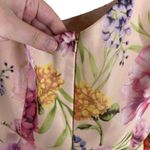 Alfred Sung Women's Scarf-Tie One-Shoulder Floral Organdy Midi Dress Size 8 Photo 6