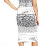 Athleta  Comeback Striped Ombre Space Dye Ruched Knit Midi Dress Size XS Photo 1