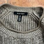 Ellen Tracy  Pullover oatmeal marl color Sweater size large Photo 3
