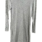 Apt. 9  Sweater Dress Knitted‎ Long Sleeve Cowl Neck Pockets Heatehr Gray Small Photo 0