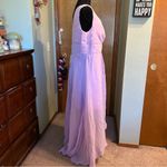 Lilac chiffon sleeveless homecoming dress size 16 v Photo 1