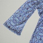 Xhilaration Purple paisley top lettuce hem fairy boho chic hippie Y2K bohemian Photo 6