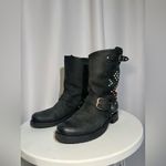 Frye Veronica Studded Stone Motorcycle Boots | 6 Photo 7