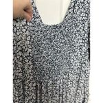 Old Navy Ditsy Floral Smocked Short Puff Sleeve Jumpsuit Size XL Wide Leg Photo 7