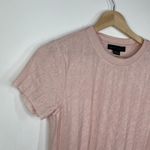Sanctuary Light Pink Pleated Short Sleeve Crewneck T-Shirt Women's Size Small S Photo 1