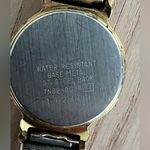 Seiko  Ladies Watch Gold Tone Stretch Bracelet Round White Dial Date Window Photo 5