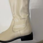 Schutz NEW  Guily Up Over the Knee Boot Color EGGSHELL Square toe Size 6 Photo 10