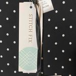 NWT 41Hawthorne Women Black Polka Dot Reversible Sleeveless V Photo 7