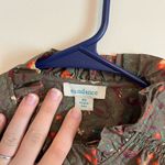 Sundance  Green Floral Print Button Down Top- Size XS Photo 4