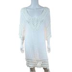 Paradise USA Crochet Swimsuit Cover Up Dress White Size undefined Photo 3