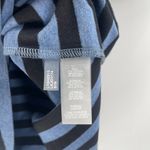 Karl Lagerfeld Top Size Small NWT Stripes Statement Sleeves Short Sleeve Classic Photo 8