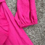 Showpo. Women’s Pink Ruffle Mini dress with Balloon Puff Sleeves size 2 Photo 5