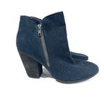 Carlos Santana  Navy Blue Hacey Heeled Booties Boots Photo 3