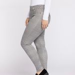 Seven7 Seven Black Plaid Pull On Ponte Knit Leggings Photo 2