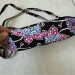 Vera Bradley Alpine Floral Small Crossbody Purse Black Purple Blue Photo 2