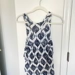 Aeropostale Blue and White Patterned Women's Tank Top Photo 2