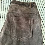 Bagatelle 90s Vintage | Brown Suede Straight Leg High Waist Pants | Size 8 Photo 4