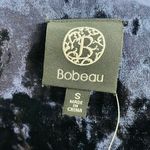 Bobeau Flutter Sleeve Velvet Top -Navy- Size Small- NWT Photo 6