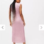 Urban Outfitters  UO Zina Gingham Wrap Midi Dress Medium Women’s Purple Photo 7