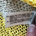 ZARA  Sleeveless Knit Sweater Top in Yellow and Tan - Size Medium Photo 2