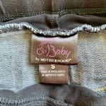 Oh Baby by Motherhood Half Belly Panel Maternity Denim Jean Shorts, S Blue Size undefined Photo 2