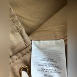 J.Crew  beige khaki cotton Lace up midi skirt safari size 12 Photo 3