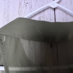 Decree  Women's Sleeveless Olive Green Button Front Lightweight Blouse Sz L Photo 1