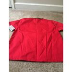 Cherokee  Women's Scrub Top Nurse Medical Size Small Red & Black Photo 6