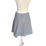 Loft blue and white striped A-Line fully lined knee length skirt women's size 4 Photo 3