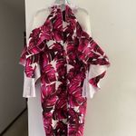 NWT Quum floral and lace detail scuba bodycon dress size 2X White Photo 1