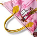 Dolly Mama by Joey Zipper Tote Back Older Wiser Sexier Pink Yellow Tropical Y2K Photo 8
