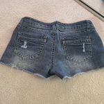 Wallflower Women's Blue Low Rise Denim Shorts Size undefined Photo 1