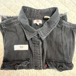 Levi's  Denim Best Medium Black Metal Button Up 90s Y2k Light Wash Photo 10