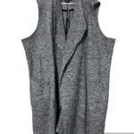 Tahari  womens plus size 3X heather grey open front wool blend longline vest NWT Photo 6