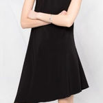 Just Cavalli Black Sheath Asymmetric Dress Size 38 Photo 0