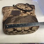 Coach Canvas Signature Logo Bag Brown With Dust Bag 10125 Photo 7