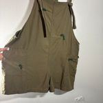 Jaded Gypsy Women's Size L/XL Green Short Overalls Boho Oversized Distressed Photo 7