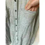 Free People Put Your Back Into It Lace Back Shirt, M Photo 3