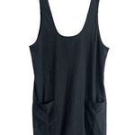 Lunya Cooldown Sleep Romper with Pockets in Black Size Small Photo 0